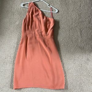 A line one shoulder dress